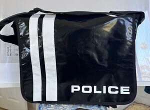 New Police Patrol Waterproof Tarpaulin Messenger Bag Bicycle Laptop Shoulder Bag